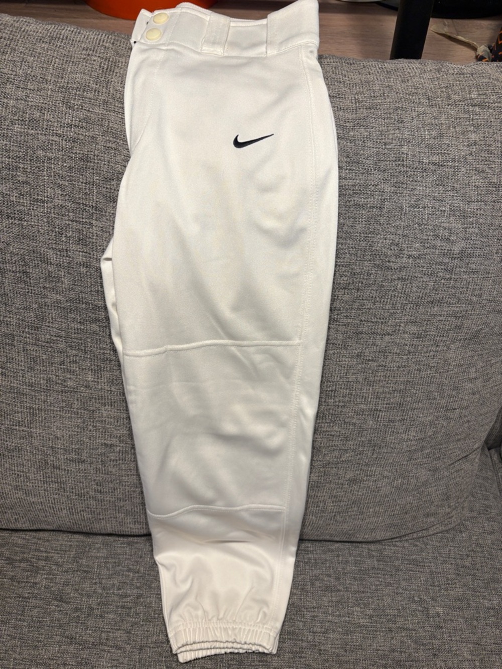 Nike Kids White Dry Fit baseball pants